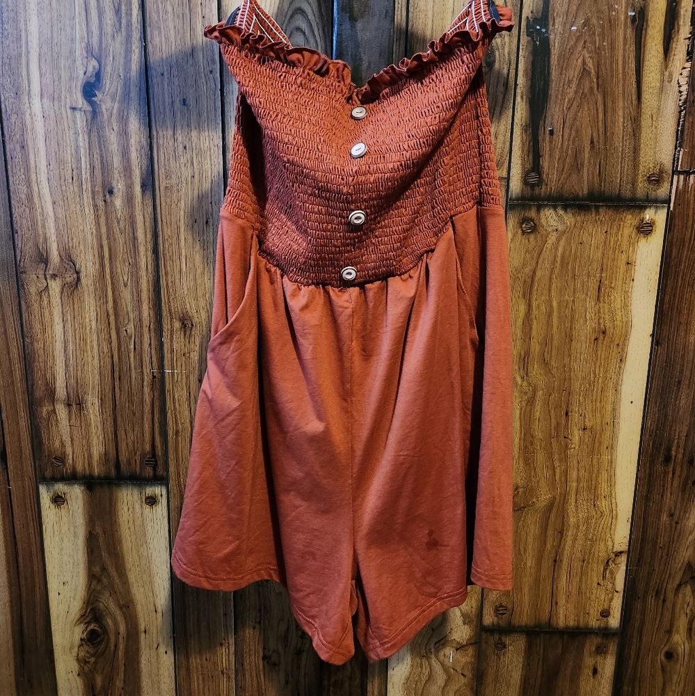 Strapless Romper
